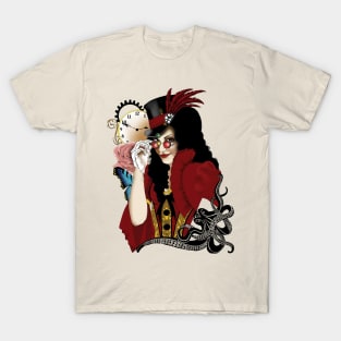 Steampunk all in Red T-Shirt